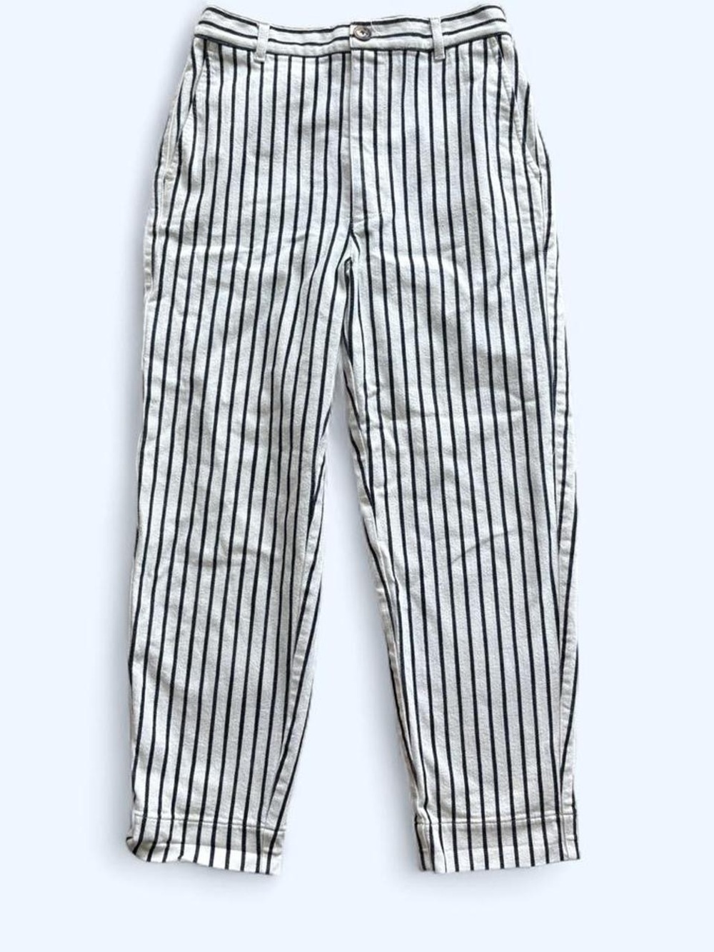 Madewell High-Rise Tapered Striped Pants - Size 27